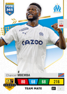 Chancel Mbemba Olympique de Marseille 2023 FIFA 365 Team Mate #211